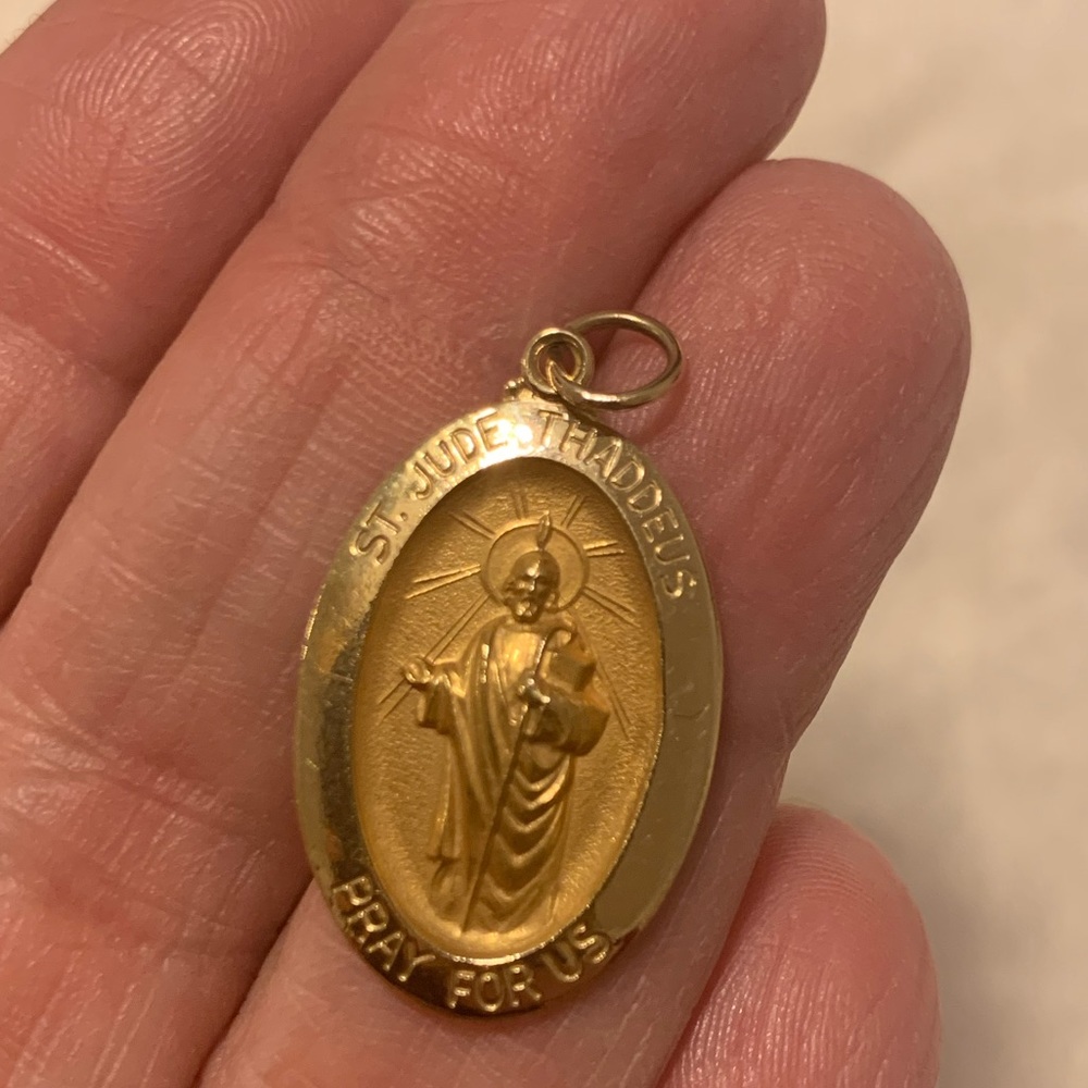 St. Jude 14k Medallion